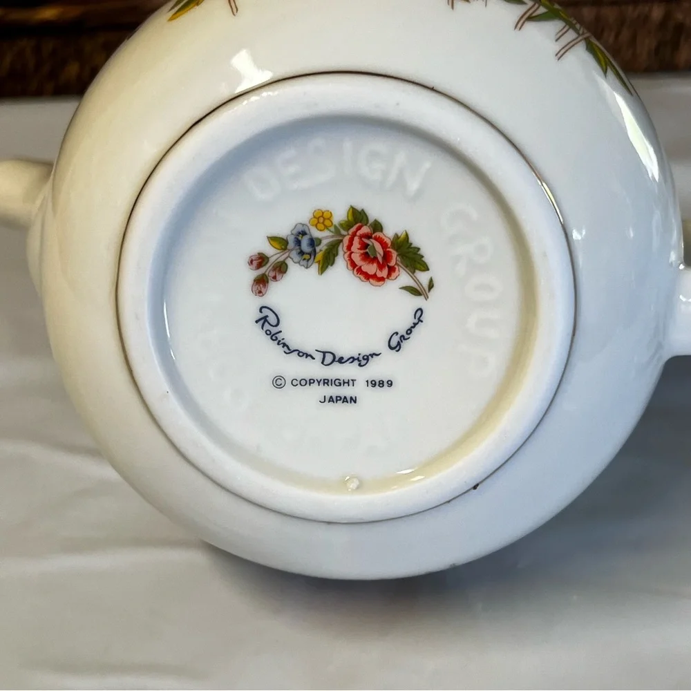 Porcelain Teapot by the Robinson Design Group - 1989